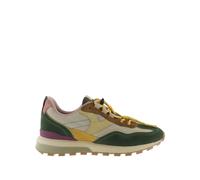 Nylon and suede trainers Victoria Luna Beige 36
