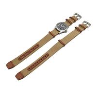 Nylon Army G10 Khaki Field Watch Strap Compatible with Hamilton Military Leather Nylon 20 22 mm Green Black Sand Blue Grey Vintage, brown, 20mm, Born