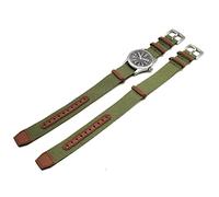 Nylon Army G10 Khaki Field Watch Strap Compatible with Hamilton Military Leather Nylon 20 22 mm Green Black Sand Blue Grey Vintage, green, 20mm, Born