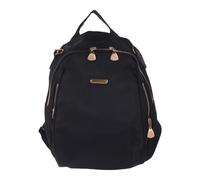 Nylon Backpack Handbag Crossbody Bag Multi-functional Retro Backpack Solid Color Small Black Shoulder Bag Lady
