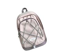 Nylon Backpack with Bungee Cord Drawstring for School and Travel College Students Unisex Large Capacity Book Bag Daypack