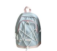 Nylon Backpack with Bungee Cord Drawstring for School and Travel College Students Unisex Large Capacity Book Bag Daypack