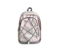 Nylon Backpack with Bungee Cord Drawstring for School and Travel College Students Unisex Large Capacity Book Bag Daypack
