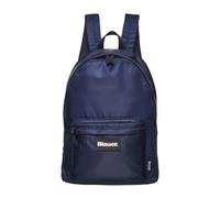 Nylon Backpack with Double Zip Closure - male - Blauer - Backpacks - Blue - ONE SIZE - Bags ONE SIZE