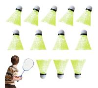 Nylon Badminton Shuttlecocks - Premium High Speed Balance Design, 8x6cm 5g Lightweight Plaštics, Precision Hand Eye Coordination Tool, Baseball Softball Batting Practice Birdîeš for Beginners