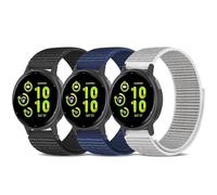 Nylon Band Compatible with Garmin Venu 4 41mm/3S/2S/Vivoactive 4S/Move 3S, Adjustable Farbic Sport Replacement Strap Hook&Loop Wristband for forerunner 265S/255S/Fossil Women's Gen 6/5E 42mm