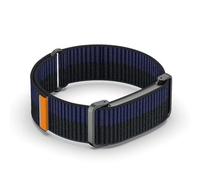 Nylon Band for FitbitAir Adjustable Woven Nylon Strap Bands Replacement Breathable Sport Straps Quick Dry Anti-Sweat Armband Wristband for Screenless FitnessTracker for Men & Women (Deep sea blue)
