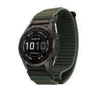 kwmobile Nylon Band Compatible with Garmin Instinct 2S / Fenix 8S / Fenix 7S / Fenix 6S - Band Replacement Strap for Fitness Tracker - Dark Green