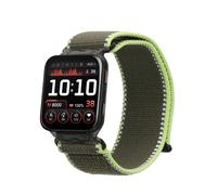 kwmobile Nylon Band Compatible with Garmin Venu X1 - Band Replacement Strap for Fitness Tracker - Green