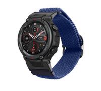 kwmobile Nylon Band Compatible with Huami Amazfit T-Rex/T-Rex Pro - Band Replacement Strap for Fitness Tracker - Blue