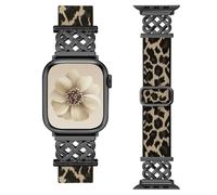 Nylon Bands Compatible with Apple Watch Bands for Women Dressy 40mm 41mm 38mm 42mm Women Men, Stretchy Adjustable Celtic knot Buckle Strap for iWatch Band Series 10 9 8 7 6 5 4 3 SE Ultra 2 1