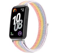 Nylon Bands for Huawei Band 10 Straps/Huawei Band 9/8, Adjustable Comfortable Solo Loop Nylon Braided Replacement Wristband Straps