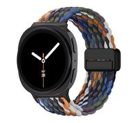 Nylon Bands for Samsung Galaxy Watch 8 Bands 40mm 44mm,One Click No Gap Magnetic Fabric Braided Sport Strap for Galaxy Watch 8 Classic 46 mm Band
