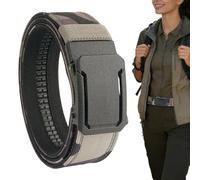 Nylon Belt for Men - Thickened Fashion Waist with Automatic Buckle | Thickened Nylon Belt for Training Golf Hiking Outdoor Camping Jeans Pants Suit Boys, Camouflage, Se référer au descriptif