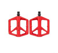Nylon Bike Pedals 9/16 Dual DU Bearing Reflective | Dual DU bearings, self-lubricating, stable ride, embedded reflectors, night safety, 9/16 spindle