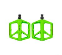 Nylon Bike Pedals 9/16 Dual DU Bearing Reflective | Dual DU bearings, self-lubricating, stable ride, embedded reflectors, night safety, 9/16 spindle