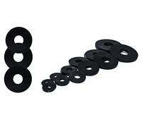 Nylon Black Penny Washers Plastic Repair Washer M3 M4 M6 M8 M10 M12 - Pack of 6 (M8 x 25mm)