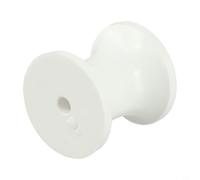 Nylon Boat Trailer Keel Roller, Heavy Duty White Roof Guide Wheel for Sailboat Yacht Canoe, For Launch Accessory for Trailers
