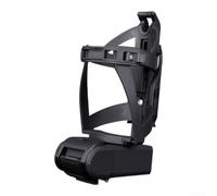 Nylon Bottle Cage with Tool Storage Space and Two Tire Levers Mounted Between the Cage Arms for Minimalist On-Bike Organization