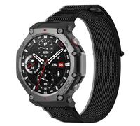 Nylon Bracelet Compatible with Amazfit T-Rex 3, Men and Women, Nylon Loop Adjustable Replacement Strap Wristbands Compatible with Amazfit T-Rex 3, 5.5-8.7 inch, Nylon, No Gemstone