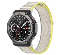 Nylon Bracelet Compatible with Amazfit T-Rex 3, Men and Women, Nylon Loop Adjustable Replacement Strap Wristbands Compatible with Amazfit T-Rex 3, 5.5-8.7 inch, Nylon, No Gemstone