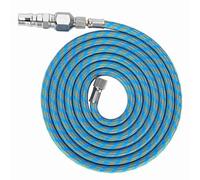 Nylon Braided Airbrush Hose Kit with 1/8in-1/4in Fitting, Flexible and, 6.0ft Hose, Can Be Matched with a Spray Gun and Connected to an Air Compressor