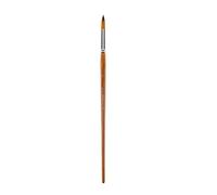 Nylon Bristle Painting Brush Various Head Shape Artist Brush Watercolor Oil Acrylic Artwork Comfortable Long Handle Painting For Acrylic Watercolor
