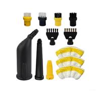 Nylon Bristle Round Brush for Karcher Steam Cleaners Deep Clean(A) | Deep cleaning power, for durable nylon material, reaches tight corners, perfect for bathroom grout lines