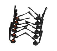 Nylon bristles, Plastic hub, 4-Pack Value, fits 6 MAX/6 Pro, Corner Cleaning(5set)