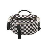Nylon Bum Bag Large Capacity Shoulder Bags Waterproof Lightweight Shoulder Handbags with Adjustable Strap for Women Summer Vacation and Casual Use