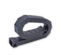 Nylon Cable Drag Chain, Cable Drag Chain 1 Meter J25F..S Enclosed Type Both Side Opening Multiple Sizes(125mm,25x60mm-FJT)