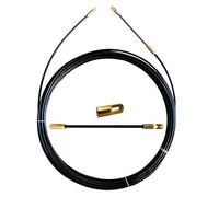 Nylon Cable Pulling fishtape, Black, Ø 3 mm, 15 Meters, with Fixed terminals