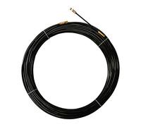 Nylon Cable Pulling fishtape, Black, Ø 4 mm, 25 Meters, with Interchangeable terminals