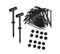 Nylon Cable Tie Buckle 100-Pack, Zip Tie Car Panel Clips, Nylon Universal Cable Tie Buckle, Multipurpose, for Car Daily Auto Fixing (300, Black)