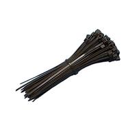 Nylon Cable Ties, 100PCS 3 X 100-200mm 4x150/200 Multicolour Cable Wire Zip Ties Self Locking Nylon Tie(Brown,3x150mm)