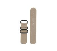 Nylon Canvas Watch band Fit for Casio WS-1600H AE-1200 AE-1300(Khaki-black,For WS-1600H)