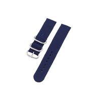 Nylon canvas watch strap 18mm 20mm 22mm 24mm circular buckle woven watchband Universal Clock Accessories Bracelet