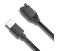 Nylon Charger Cable for Forerunner 45/45s/55/245/245M/255/265/745/935/945/955/965 Charger, USB C Replacement Fast Charging Cord for Garmin Watch