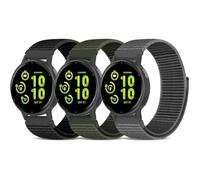 Nylon Compatible with Garmin Vivoactive 5 Vivoactive 6 Watch Band, 20mm Adjustable Farbic Sport Replacement Strap Hook&Loop Wristband for Forerunner 570-42mm/55/165/Venu/Venu Sq/Vivoactive 3