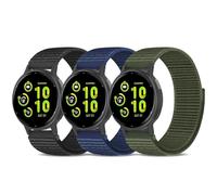 Nylon Compatible with Garmin Vivoactive 5 Vivoactive 6 Watch Band, 20mm Adjustable Farbic Sport Replacement Strap Hook&Loop Wristband for Forerunner 570-42mm/55/165/Venu/Venu Sq/Vivoactive 3