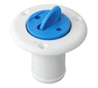 Nylon Construction Fuel Deck Filler Cap Perfect for Various Applications Stainless Steel Chain Prevents Misplacement (White)