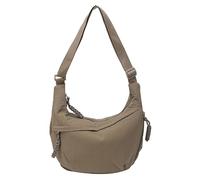 Nylon Crescent Crossbody Bag for Women Shoulder Tote Handbag Casual Sling Bag Dumpling Purse Bag for Outdoor Travel, A-khaki, M