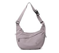 Nylon Crescent Crossbody Luna Bag for Women Men Moon Shoulder Spacious Lightweight Sling Casual Hobo Dumpling Purses, A-purple Grey