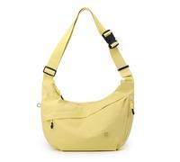 Nylon Crescent Crossbody Luna Bag for Women Men Moon Shoulder Spacious Lightweight Sling Casual Hobo Dumpling Purses, A-yellow