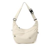 Nylon Crescent Crossbody Luna Bag for Women Men Moon Shoulder Spacious Lightweight Sling Casual Hobo Dumpling Purses, A-offwhite