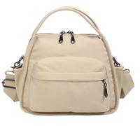 Nylon Crossbody Bag for Women Lightweight Shoulder Hobo Purse Cute Underarm Satchel Casual Commute Top Handle Tote Handbag, Khaki, One Size, C-z-25bb113-khaki