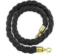 Nylon Crowd Control Rope with Hooks, Barrier Rope for Queue Management, il Cord for Events, Durable Safety Line for Personal Systems, Queue Divider System