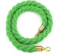 Nylon Crowd Control Rope with Hooks - Sturdy Barrier Rope for Queue Management, Retractable il Line, Event Safety, and Personal Systems - Durable and Weather-Resistant