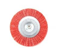 Nylon Cup Brush Abrasive Wire Wheel for Angle Grinder, 6mm Shank, 50/75/100mm Diameter, Deburring & Polishing Metal, Wood, Stone, Brick(100mm)