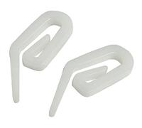 Nylon Curtain Tape Hooks Bulk Hardware (100 Hooks)